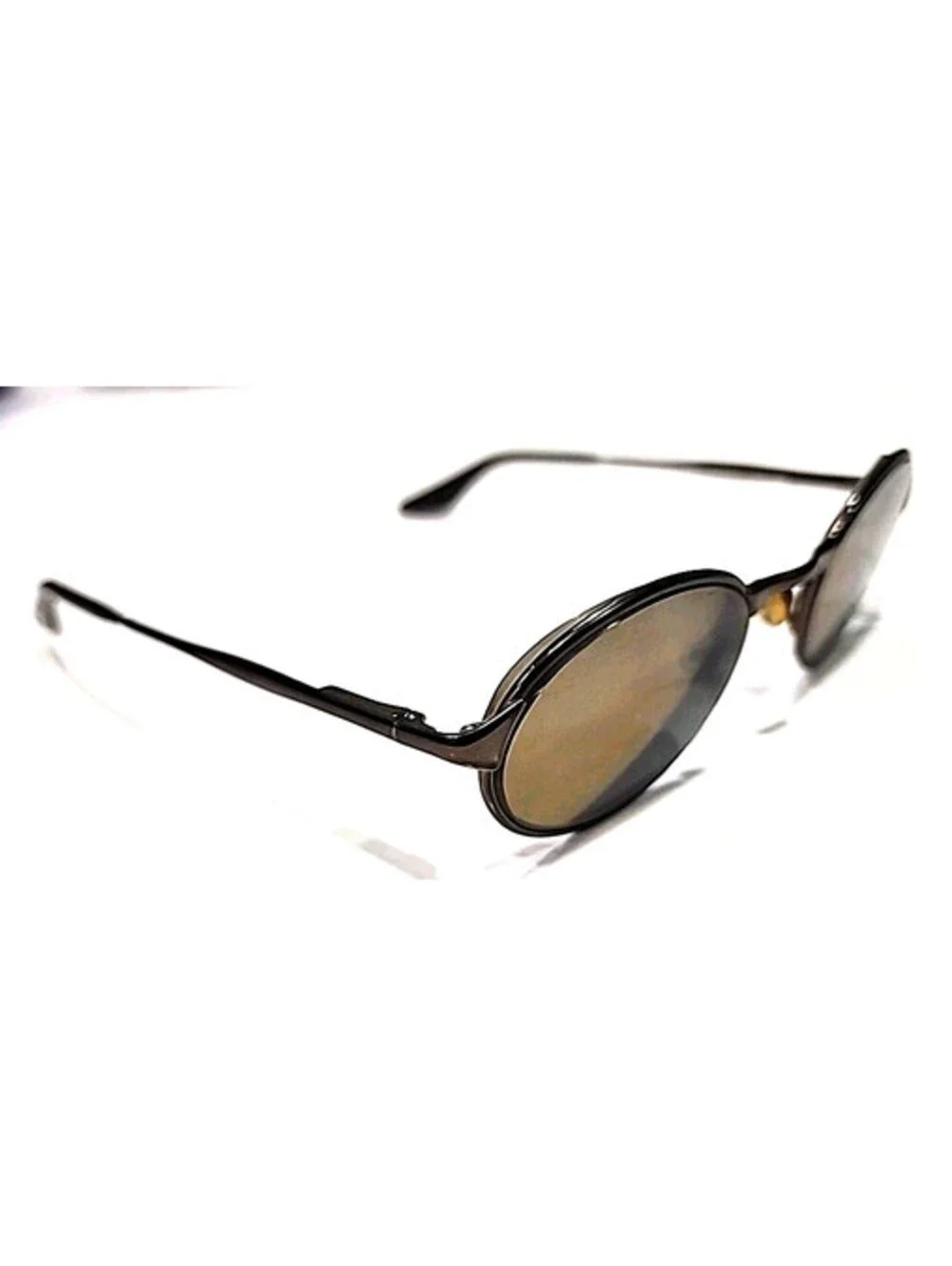 Ray Ban RB3002 W3128  No Lenses Brown Metal Oval Sunglasses Frame Only